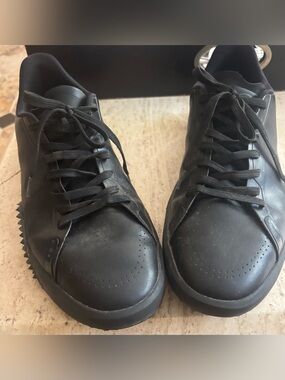 G/FORE G4 G.112 Men's ONYX Golf Shoes PU Leather Black Sneakers US Size 12